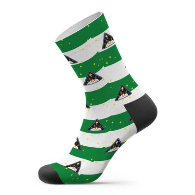 Outer Wilds Custom Photo Socks Striped Printed Socks White