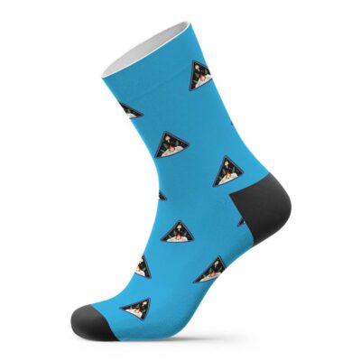 Outer Wilds Custom Photo Socks Plain Blue Socks