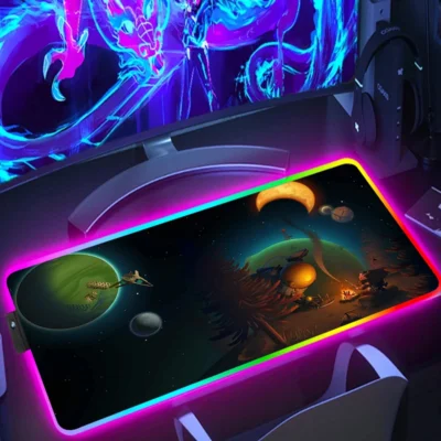 Outer Wilds Game Lightweight Rgb Mouse Pad