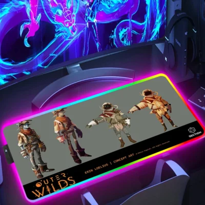 Outer Wilds Game Of The Year Rgb Mouse Pad