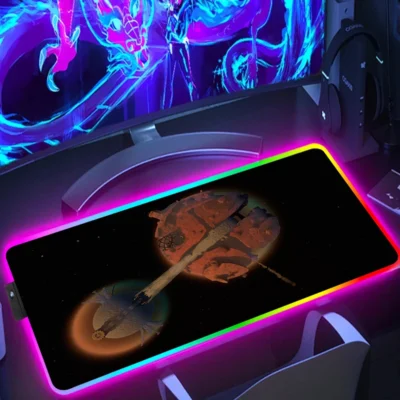 Outer Wilds Ember in the Void Rgb Mouse Pad