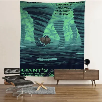 Outer Wilds Voyage of Curiosity Tapestry