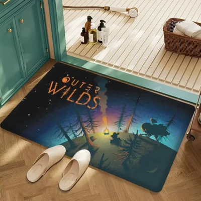 Outer Wilds Hot Design  Bathmat