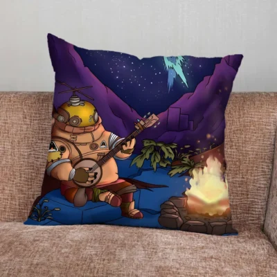 Outer Wilds Small but Infinite Throw Pillow