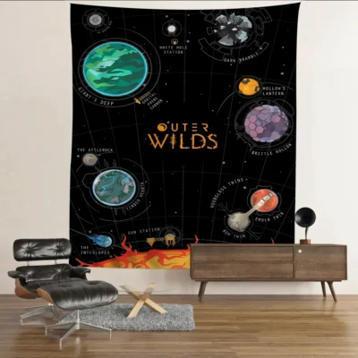Outer Wilds Celestial Mystery Tapestry