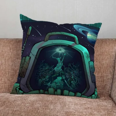 Outer Wilds Path of Discovery Throw Pillow