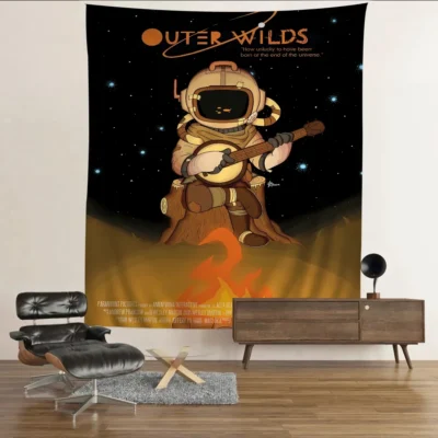 Outer Wilds Witness of Time Tapestry