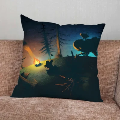 Outer Wilds Charting the Unknown Throw Pillow