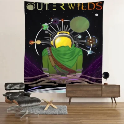 Outer Wilds Eye of the Universe Tapestry