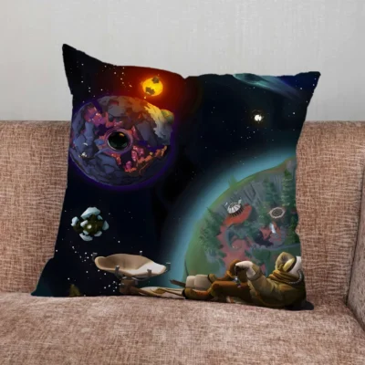 Outer Wilds Singularity Throw Pillow