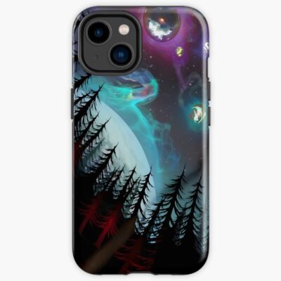 Outer Wilds Deep Forest Watching Planets Iphone Case