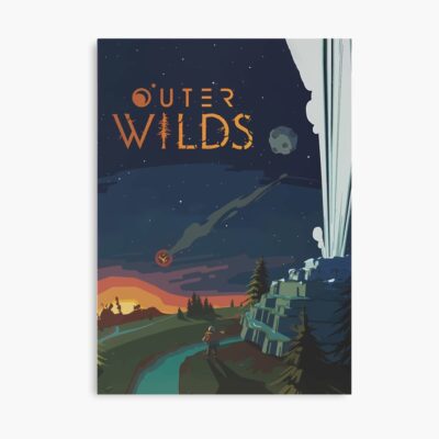 Outer Wilds Sunset Minimalist Poster