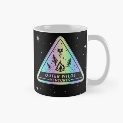 Outer Wilds Ventures Patch Space Camping Badge Mug