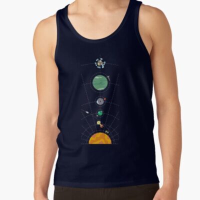 Outer Wilds Hearthian System Map Tank Top