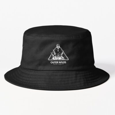 Outer Wilds Ventures Patch Distressed Vintage Edition Bucket Hat