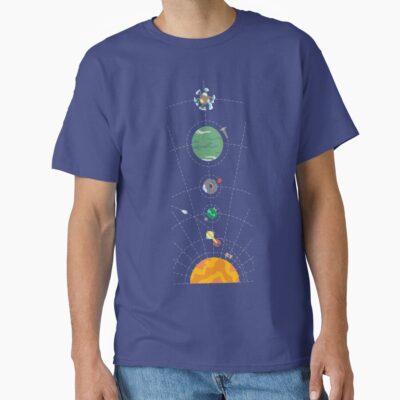 Outer Wilds Hearthian System Map T-shirt