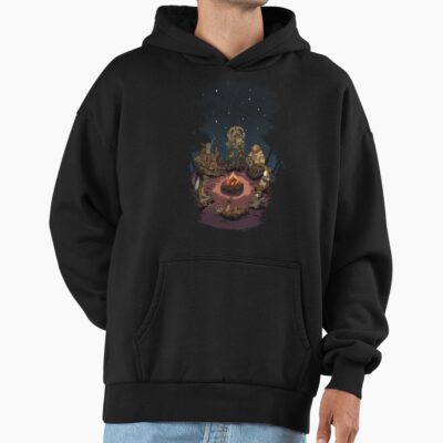 Outer Wilds Campfire Scene With All Characters Hoodie