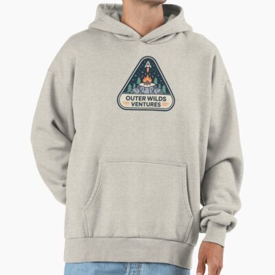 Outer Wilds Ventures Cosmic Exploration And Campfire Symbol Hoodie