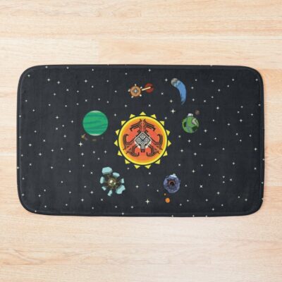 Hearthian Solar System Bath Mat