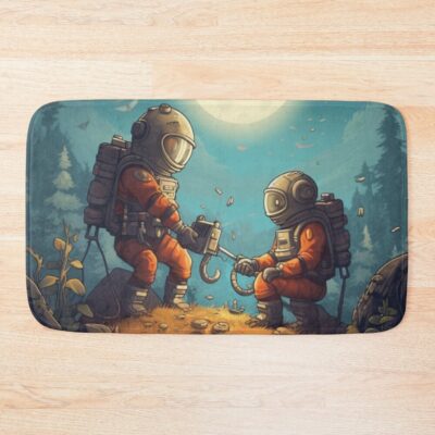 Outer Wilds Game Chart-topper Bath Mat