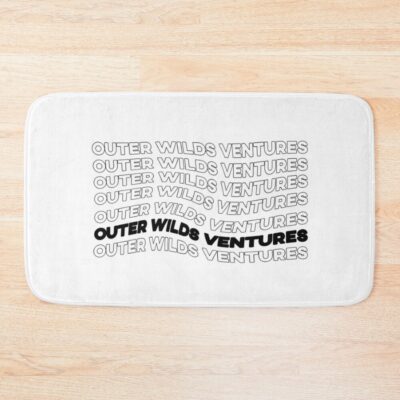 Outer Wilds Ventures (Black) Bath Mat