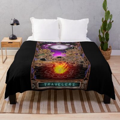 The Outer Wilds Tarot 8 Travelers Throw Blanket