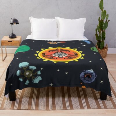 Hearthian Solar System Throw Blanket