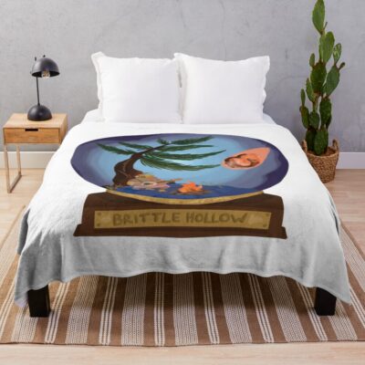 Outer Wilds Riebeck Snowglobe Throw Blanket