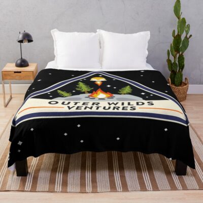 Outer Wilds Ventures Patch Throw Blanket