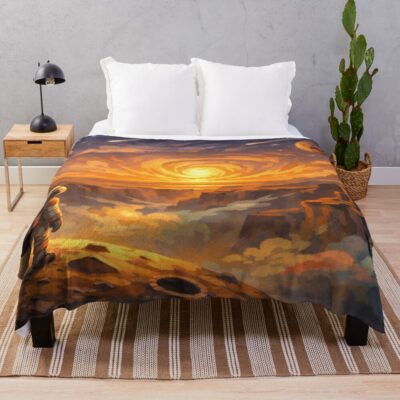 Outer Wilds Fan Art Throw Blanket