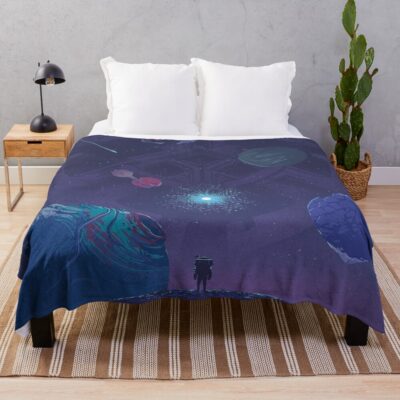 Outer Wilds Game Art Print Throw Blanket