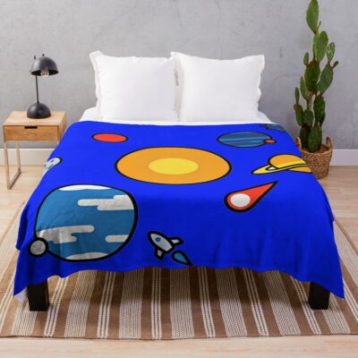 Outer Wilds Cosmic Exploration Throw Blanket