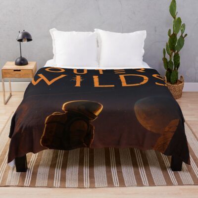 Outer Wilds Art Work Throw Blanket