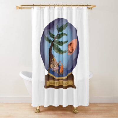 Outer Wilds Riebeck Snowglobe Shower Curtain