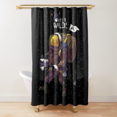 Outer Wilds Essential Shower Curtain