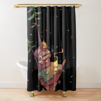 Outer Wilds Hot Design Shower Curtain