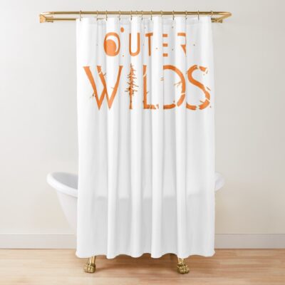 Outer Wilds Logo Women Men Shower Curtain