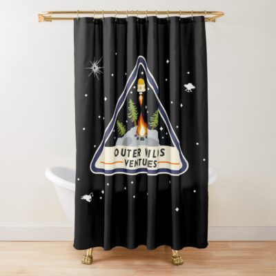 Outer Wilds Ventures Patch Essential Shower Curtain