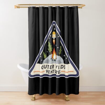 Outer Wilds Ventures Shower Curtain