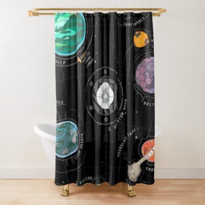 Outer Wilds System Shower Curtain