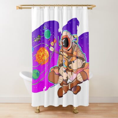 The Perfect Marshmallow Shower Curtain