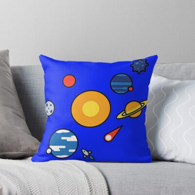 Outer Wilds Cosmic Exploration Throw Pillow