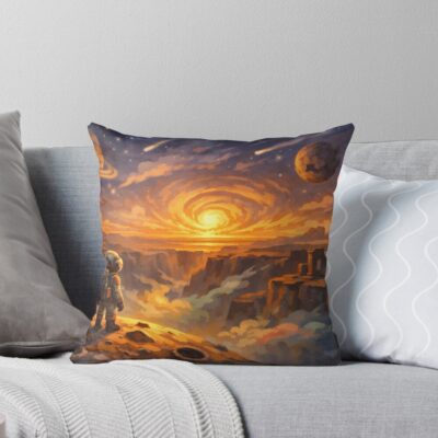 Outer Wilds Fan Art Throw Pillow