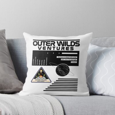 Nasa Inspired Outer Wilds Ventures Throw Pillow