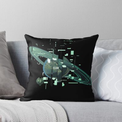 Echoes Of The Eye Error Report Throw Pillow